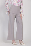 J&Co Palazzo 3.0 Straight Cut Wide Leg Pants in Grey