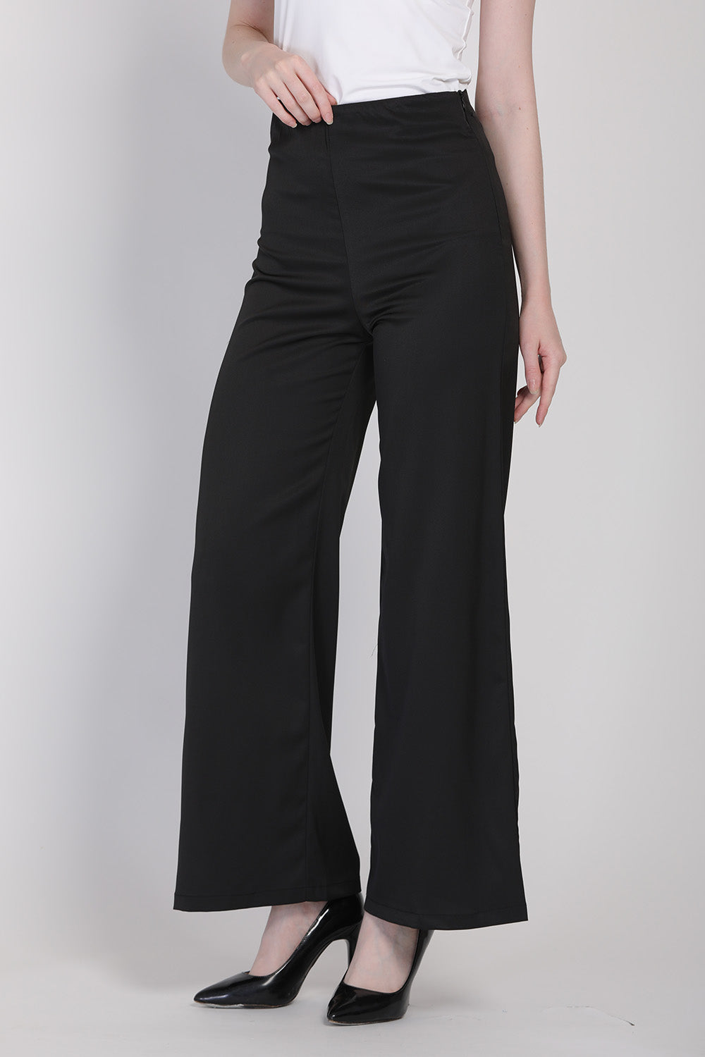 J&Co Palazzo 3.0 Straight Cut Wide Leg Pants in Black – J&Co Collections  Malaysia
