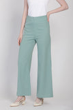 Palazzo 3.0 Straight Cut Wide Leg Pants in Dusty Green