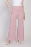 J&Co Palazzo 3.0 Straight Cut Wide Leg Pants in Pink