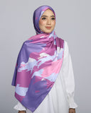 JSCarves J. Prints The Auria 1.0 Printed Shawl in Velvet