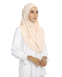 Delila Instant Shawl in Ivory Tower