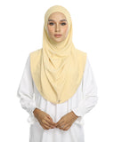 Delila Instant Shawl in Pale Organza