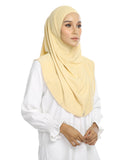 Delila Instant Shawl in Pale Organza