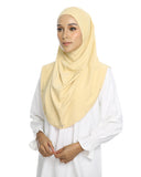 Delila Instant Shawl in Pale Organza