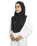 Delila Instant Shawl in Black