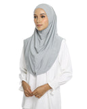 Delila Instant Shawl in Porpoise Fin