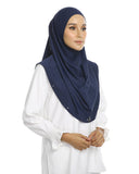 Delila Instant Shawl in Maritime Blue